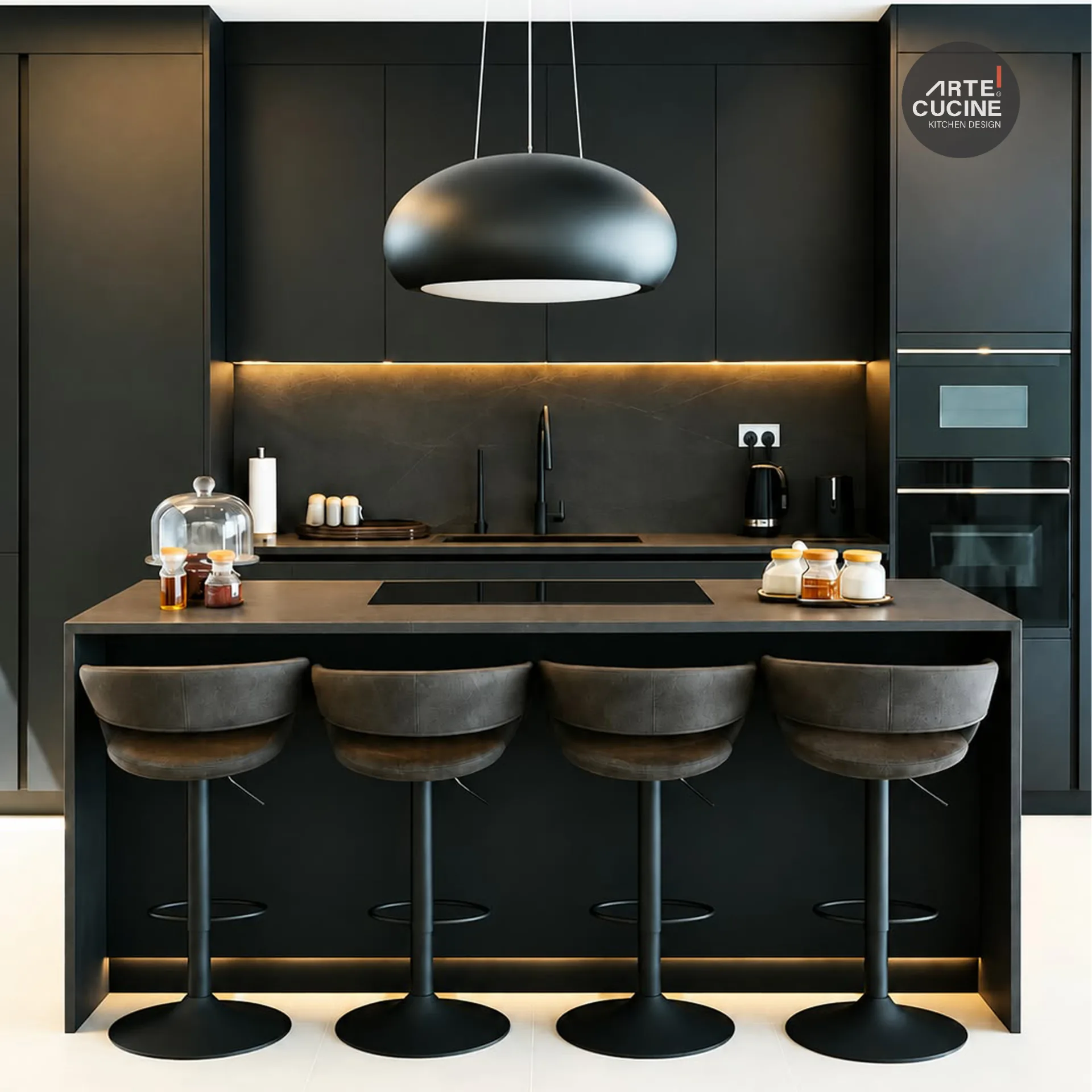Black Modern Kitchen